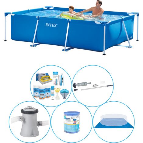 Rechteckiger Frame Pool - 260x160x65 cm - 5-teilig S20829 (1/4)