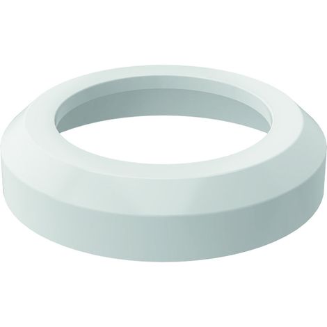 Rosone Da Parete Per Curva Wc 90° Bianco Ø 100 H 8,6