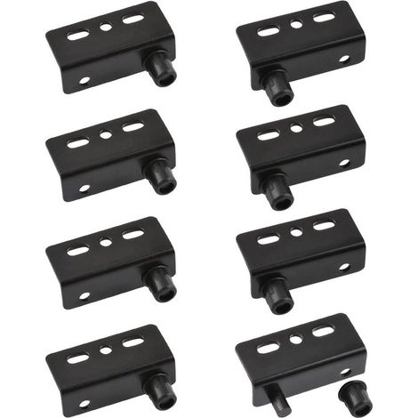 4 piezas, Mini bisagras, Bisagras para puertas y ventanas, Bisagras para ventanas, Bisagra para muebles, Bisagra extraíble, Negro (1/5)