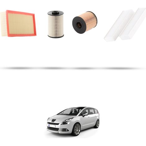 Kit tagliando 4 filtri compatibile con Peugeot 5008 2.0 HDI 100kw dal 2012 (1/5)