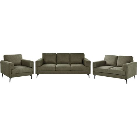 Sofa Set 6-Sitzer LOUSTO Stoff Grün (1/5)