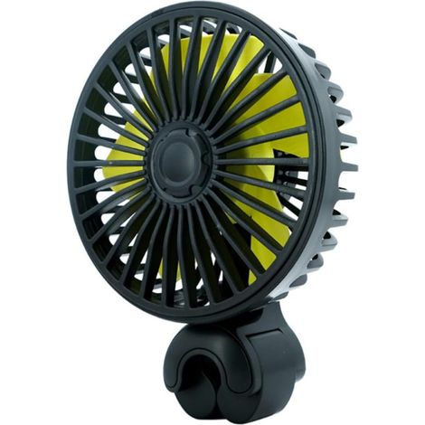 ABOOFAN Ventilateur de Voiture Prise USB en Abs Pliable Noir Auto (1/5)