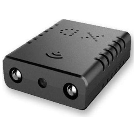 Mini caméra espion, caméra de sécurité cachée sans fil HD 1080p compatible caméra de surveillance WiFi pour bureau à domicile ou extérieur (noir) (1/3)