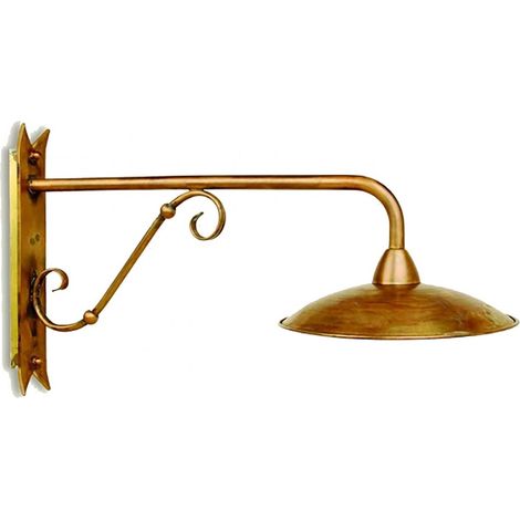 Applique esterno rustico lampadari bartalini sonny ah30 e27 led ottone lampada parete (1/3)