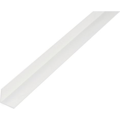 GAH Alberts Winkelprof. gleichsch., ungelocht L2000x B10x H10x S1mm Kunststoff weiß (1/3)