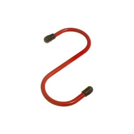 24 Parmi les crochets en plastique rouge enduit de cuisine en acier Hanger rack utilitaires