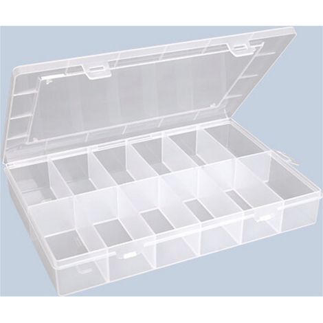 Hünersdorff 601400 Aufbewahrungsbox PP-ECO CLASSIC (L x B x H) 223 x 339 x 58 mm Transparent 1 St.