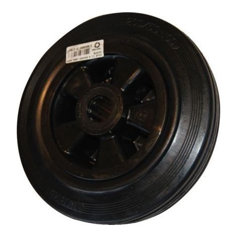 Rueda Serie Caucho Negro Estándar Diámetro 80 - 12l