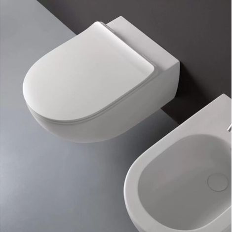 WC Flaminia App Sospeso Vortice Senza Brida 54x36 bianco (1/3)