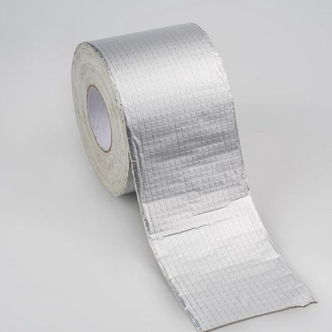 Nastro sigillante impermeabile - Nastro in lamina di alluminio - Nastro butilico - Nastro adesivo - Nastro in alluminio - Nastro extra resistente - 5M - argento (1/4)