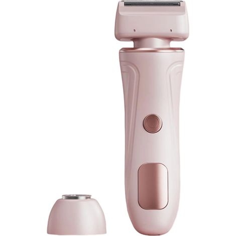 Tondeuse 2 en 1 pour femme double tête rechargeable pour jambes, visage, bras, aisselles, poils pubiens, double tête (1/5)