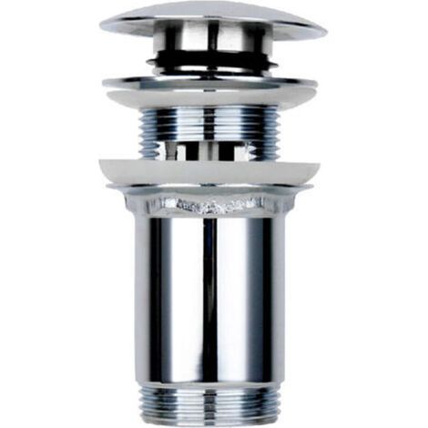 Pop-up Sink Drain Stopper with Automatic Overflow Universal Stainless Steel Drain Stopper (1/3)
