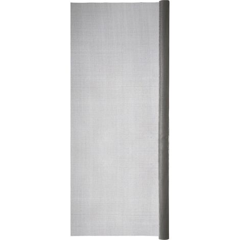 Graues Fiberglas-Moskitonetz, H.1 x B.2 m CENTRALE BRICO