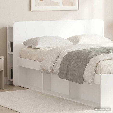 Cabecero con armario 135 x 18,5 x 80 cm Madera de ingeniería