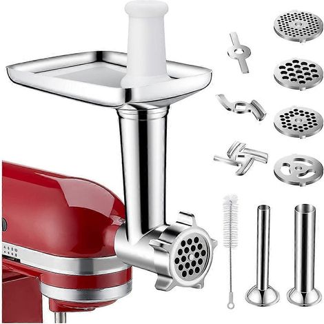 Lame de hachoir à viande et poussoir à saucisses pour robot pâtissier KitchenAid 55 (1/5)