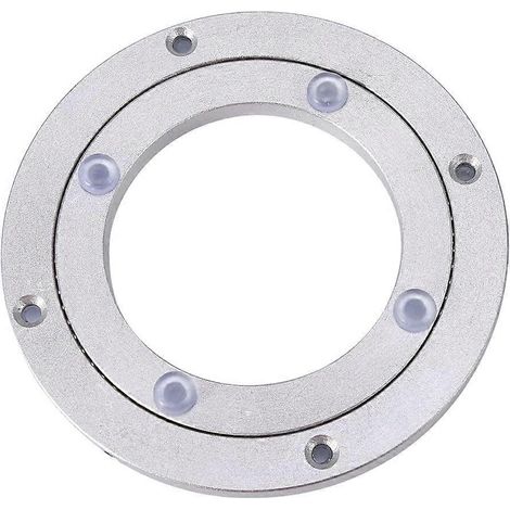Plateau tournant pivotant 2024, roulement en alliage d'aluminium, plateau tournant rond robuste pour salle à manger (1/4)
