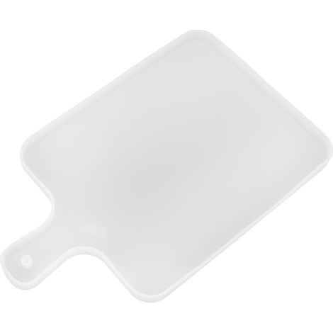 Silicone Tray Mold with Handle DIY HandMade Epoxy Resin Casting Coaster Fruit Dinner Plate (1/5)