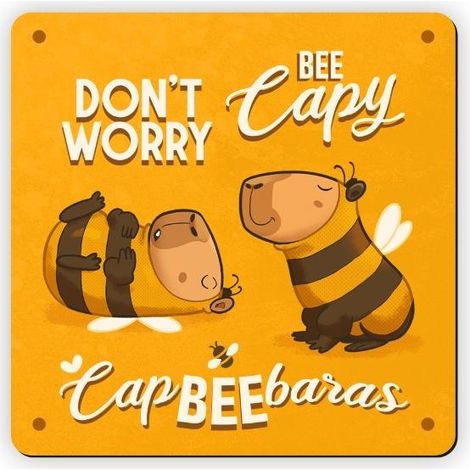 CapBEEbaras Kühlschrankmagnet