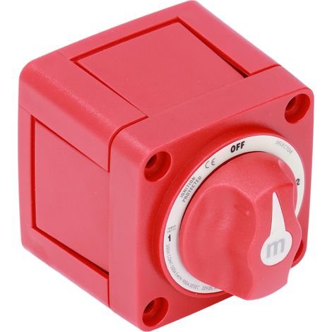 Interrupteur de batterie 300A 3 positions double circuit coupure déconnexion isolateur pour bateau voiture camion remorque camping-car (1/5)