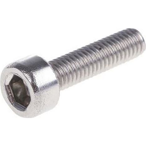 Vis à six pans creux, M8 x 80mm, en Acier Inoxydable ( Prix pour Sachet de 10 )
