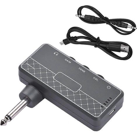 Amplificateur de casque de guitare léger avec indicateur de charge LED (1/3)