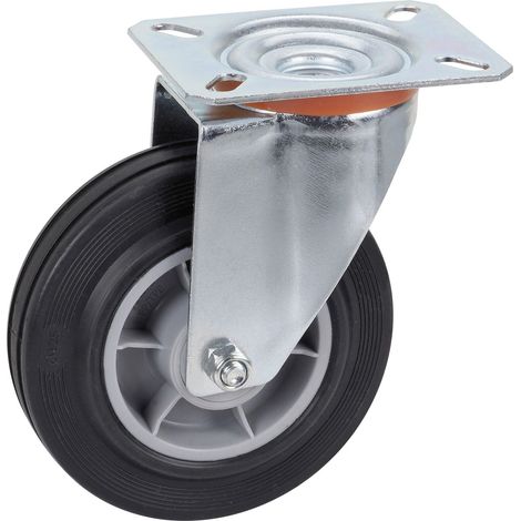 DÖRNER + HELMER Lenkrolle TPE PP-Felge 125 mm 100 kg (1/2)