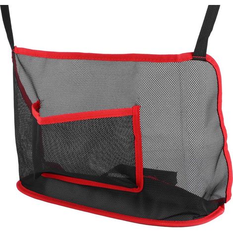 Handtaschen-Organizer aus Polyesterfaser für den Autoinnenraum, Aufbewahrungsnetz mit roter Tasche (1/5)