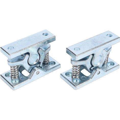 Spring-Loaded Door Latch, Heavy-Duty 2-Inch Zinc Alloy Double Roller Door Latch with Double Springs for Truck Doors, Equipment Cabinets (1/5)