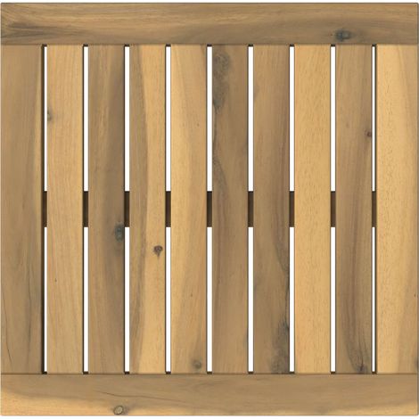 Table Top 40.5 x 40 x 2 cm Rectangular Solid Acacia Wood White vidaXL (1/5)