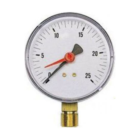 MANOMETRO D.63 BAR 0-25 1/4 CONFORME ISPESL (27808)