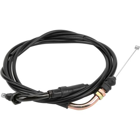 Câble D'accélérateur Câble D'accélérateur Noir Pvc Acier 80In Ligne de Câble D'accélérateur pour Gy6 50Cc 80Cc 90Cc 110Cc 125Cc 150Cc Off Road Moto Atv Scooter (1/5)