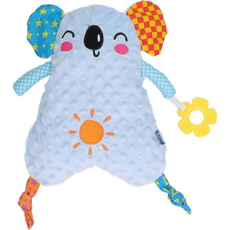Babyweiches Set aus waschbarem, reißfestem Baumwollsamt, beruhigende Schlafdecke, tröstlicher Begleiter für Neugeborene (1/5)