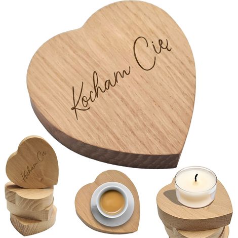 Regalo di San Valentino: un cuore con la scritta "Ti amo" - Statuetta da 8 cm. (1/5)