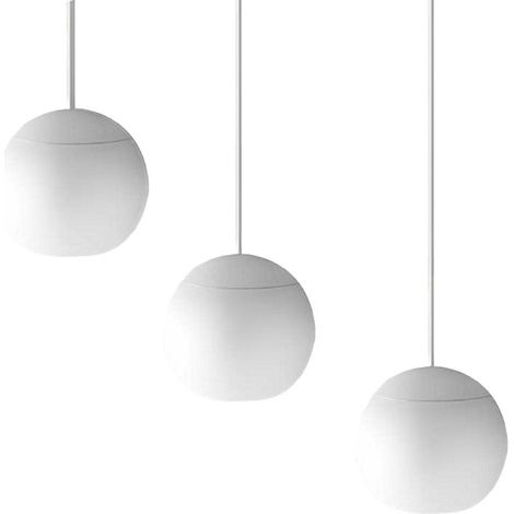 Lampadario moderno gea luce guya s3 b led alluminio sospensione (1/5)