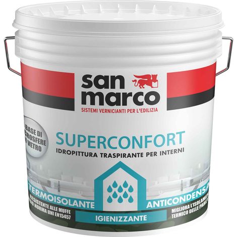 Pittura superconfort anticondensa termoisolante bianca lt 4