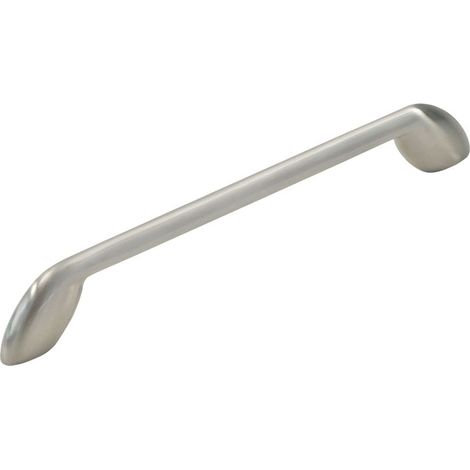Poignée fine - Hauteur : 26 mm - Entraxe : 320 mm - Décor : Nickelé poli - Longueur : 350 mm - SIRO (1/3)