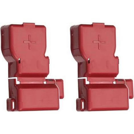 Deux capuchons de fusibles de borne positive de batterie automobile 24345-7992A 2434579912, compatibles avec Altima, Juke, Rogue, Sentra, Versa et Note. (1/5)