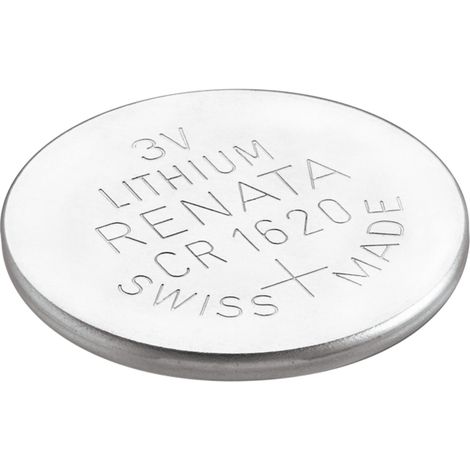 BATTERIA a BOTTONE al litio CR1620 RENATA 3V