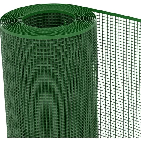RETE DI PROTEZIONE PER BALCONI 'QUADRANET' mt. 1 x 50 - (maglia 20 x 20 mm) colore verde  - SIDEX