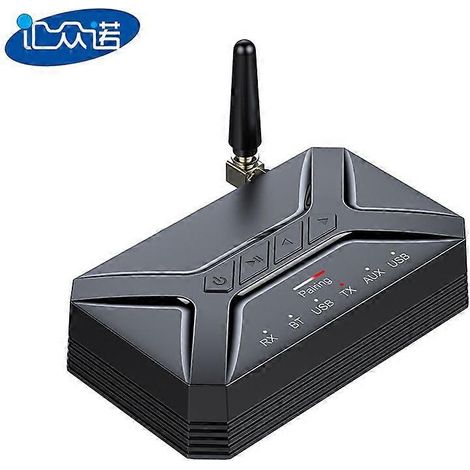 Émetteur et récepteur audio Bluetooth de 40 mètres, adaptateur Bluetooth 5.0 sans fil haute définition à faible latence, prise AUX 3,5 mm, interface USB RCA, compatible avec les téléviseurs, les ordin (1/5)