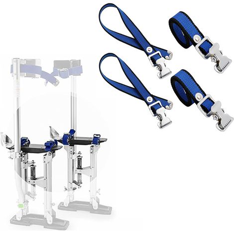 Kit de remplacement pour pieds de plaques de plâtre, avec sangles réglables, adapté aux supports de cloisons sèches et au remplacement des pieds surélevés (1/5)