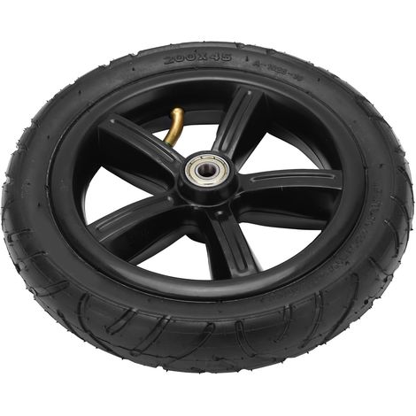 Roue gonflée de 8 Pouces, 200x45 Chambre à air avec tube intérieur pour moyeu de scooter électrique et roulements antidérapant résistant à l'usure pour scooter électrique (1/5)