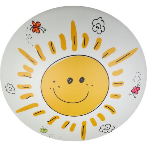 Fröhliche LED Deckenschale SUNNY Deckenleuchte (Ø 35cm) mit bruchsicherem Schirm (1/4)