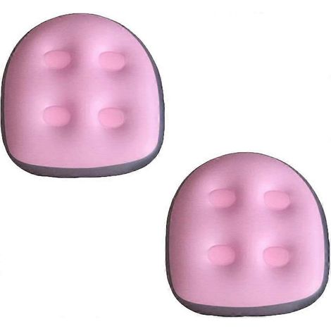 Lot de 2 sièges rehausseurs de spa et matelas de massage gonflable imperméable, tapis de massage pour le dos, tapis de massage pour adultes et enfants (1/5)