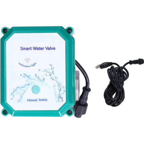 Électrovanne à bille 3/4 sans fil, commande à distance par smartphone WiFi, mini vanne motorisée DC 3-6V pour irrigation et automatisation (1/5)