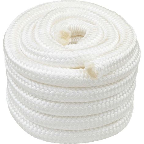 vidaXL Cuerda para barco 5 mm 25 m Blanco (1/5)
