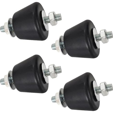 Amortisseur de climatiseur, silentbloc conique M8 pour climatiseur, pied anti-vibration, amortisseur anti-vibration de climatiseur, 4 pièces (1/5)