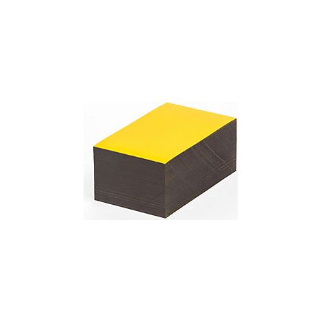 Rótulo magnético para almacén  amarillo  HxA 80 x 100 mm  UE