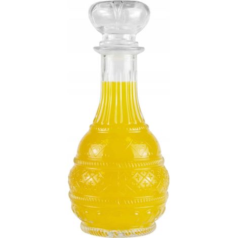 CARAFA BOTTIGLIA 500ML + TAPPO IN VETRO