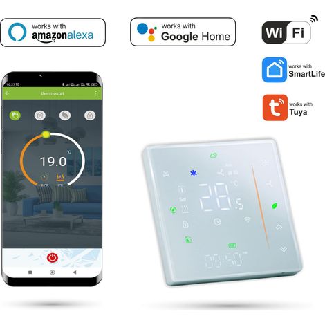 Termostato WiFi Tuya 16A EXB - Riscaldamento elettrico (1/5)